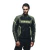 Dainese AIR FRAME 3 TEX letní textilní bunda army-zelená/fluo-žlutá vel.46